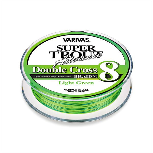 Varivas Super Trout Advance Double Cross PE X8 Light Green 100m #0.6