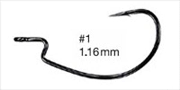 Varivas Worm Hook Offset Master Monster Class #1