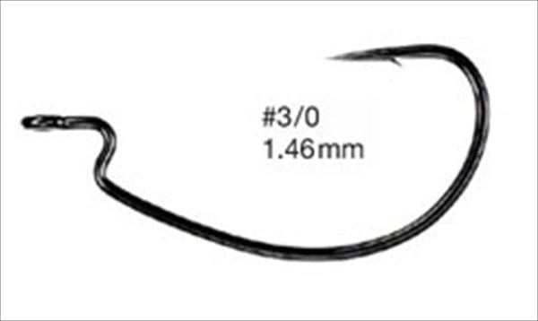 Varivas Worm Hook Offset Master Monster Class #3/0