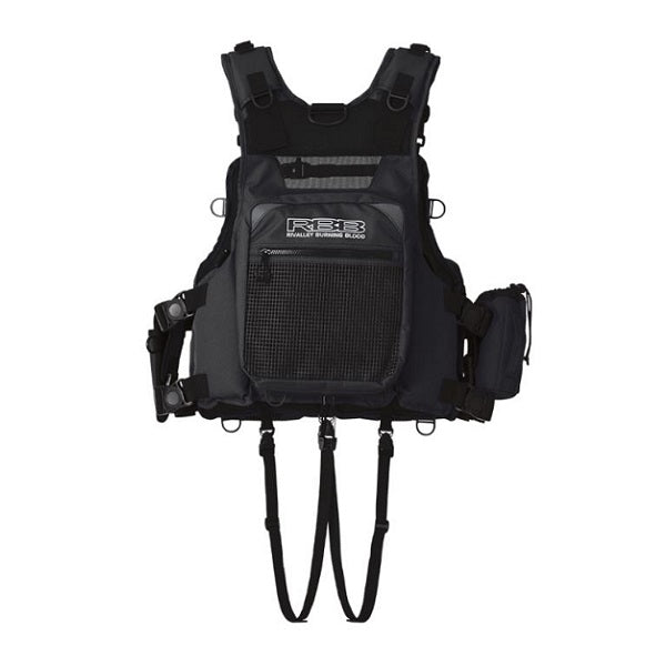 Soshin Life Jacket 7717 RBB Big Bait Game Vest Full Black Free