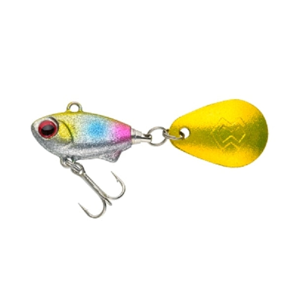 Madness Japan Seabass Lure Bakuree Spin 8 #02 Silver Powder Gold Rainbow