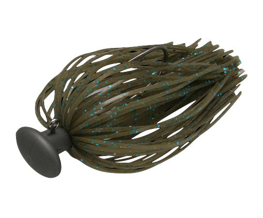 Jackall Rubber Jig Nakata jig 3/8oz Green Pumpkin/Blue Flake