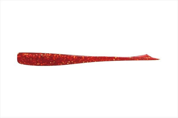 Jackall Worm Deka Kibi Nago 2.5inch Red Gold Flake