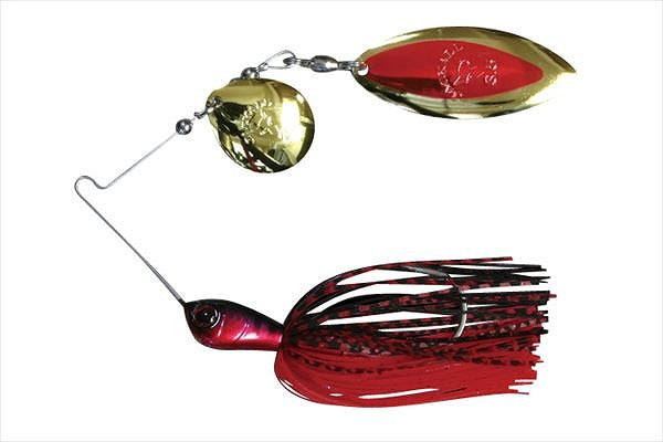 Jackall Spinnerbait Super Eruption Jr. 1/4oz Tandem Willow Red Gill