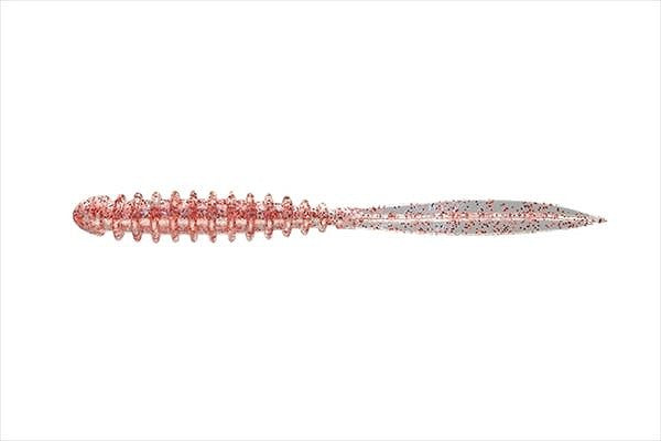 Jackall Worm Peke Ring 2.0inch Clear Red Flake