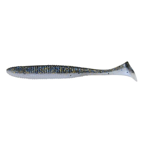 Jackall Worm Rhythm Wave 4.8inch Bluegill/Pearl White