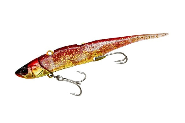 Jackall Worm Big Backer Soft Vib 28g Red Gold