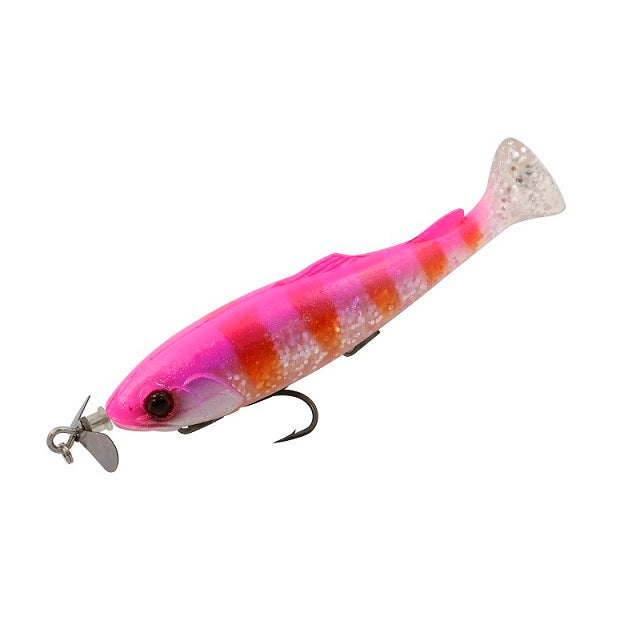 Jackall Dizzra 115 Pink Back Clear Tail