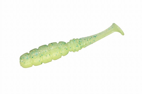 Jackall Good Meal Shad 1.5inch Hot Lime/Glow Chart