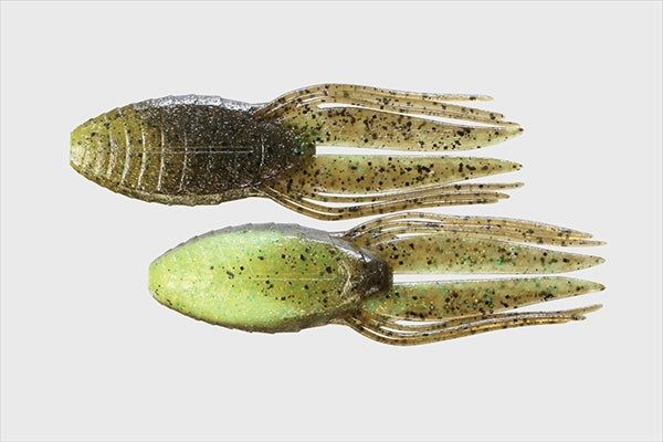 Jackall Worm RV-Drift Craw 4inch Green Pumpkin/Chart