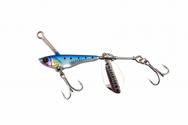 Appât Jackall Big Backer Spin - 40g, Coulant, Vert Wannai - Pour Bar (UPC 4525807187144)