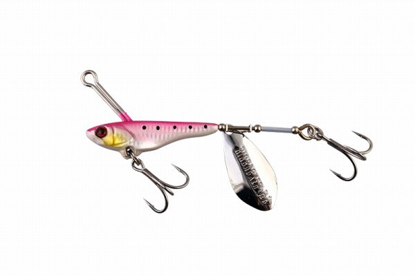 Jackall Metal Jig Big Backer Spin 20g Pink Back/Slim Border Holo