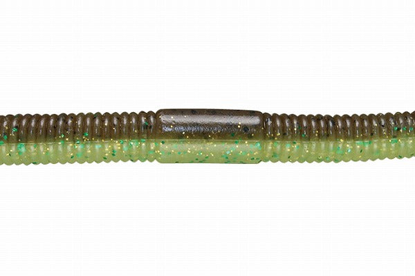 Jackall Worm Flick Shake 6.8inch Green Pumpkin/Chart