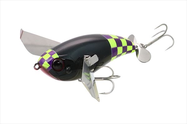 Jackall Bass Lure Pompadour Jr. Black Checker