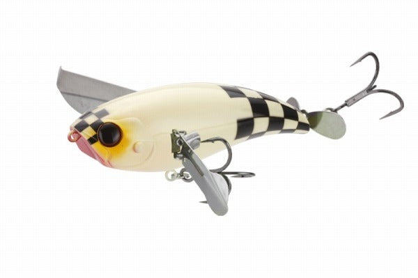 Jackall Bass Lure Mega Pompadour Bone Checker