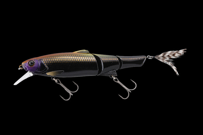 Jackall Bass Lure Sleek Mikey 90cm Scale Holo Weak Blinking Black