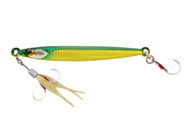 Jackall Metal Jig BamBluz Jig TG SLJ 40g Green Gold/Slim Border Holo