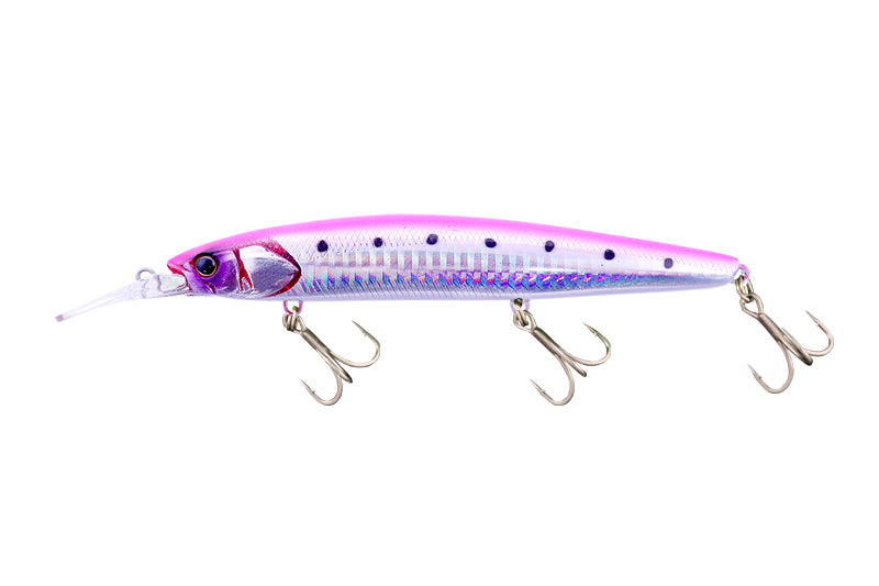 Jackall Big Backer Wangan Minnow 128S-LB Pink Back Sardine