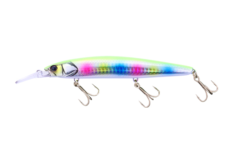 Jackall Big Backer Wangan Minnow 128S-LB Super Sagocarp Candy