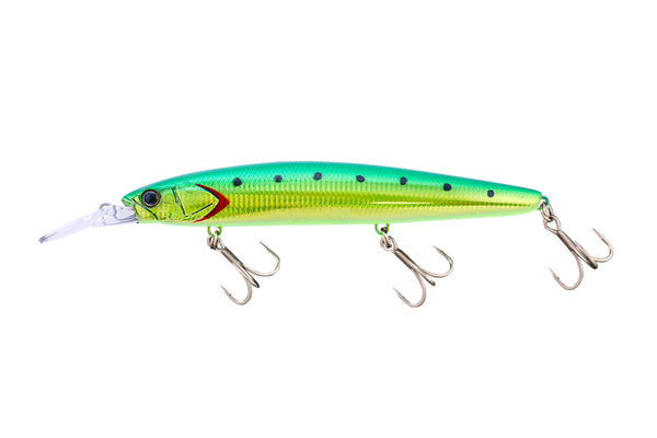 baikal fishing lures Jackall Big Backer Wangan Minnow 128S-LB Bay Green
