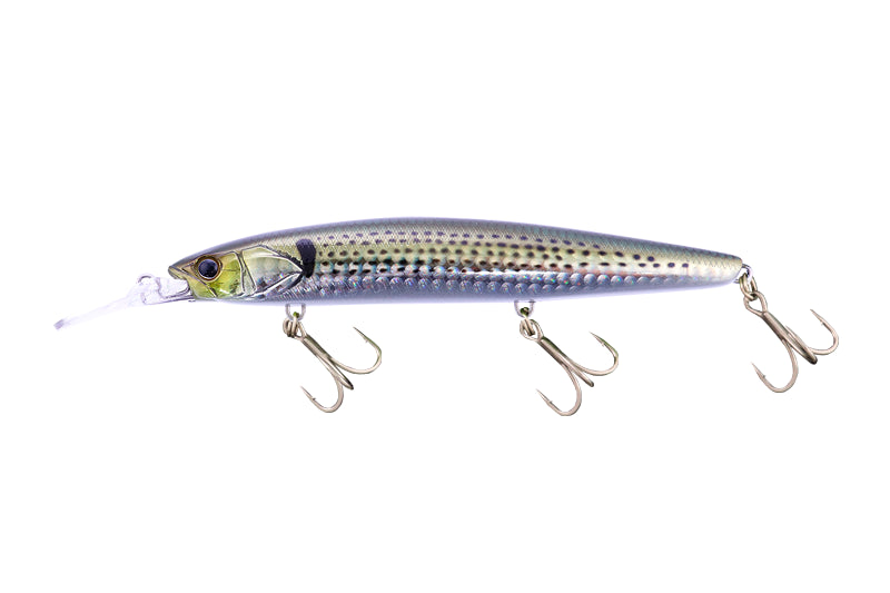 Jackall Big Backer Wangan Minnow 128S-LB Conoshiro/Lens Holo