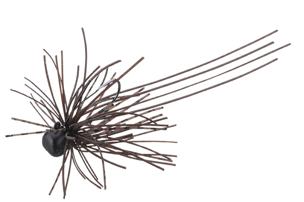 Jackall Rubber Jig Shaggy 3.5g Silhouette Crayfish