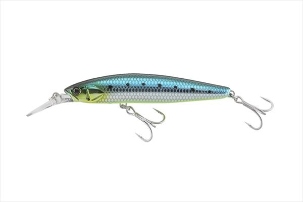 Jackall Seabass Lure Big Backer Gulf coast Minnow 98S-LB Scale Holo Chartbelly Sardine