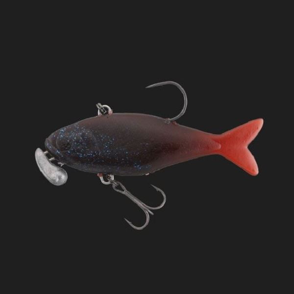 Jackall Worm Galvibe Blood Blue Shad