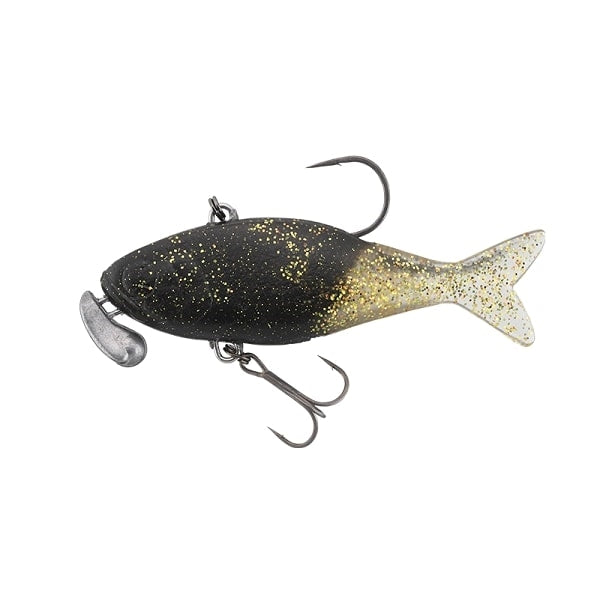 Jackall Worm Galvibe Jr. Gold/Black Shad