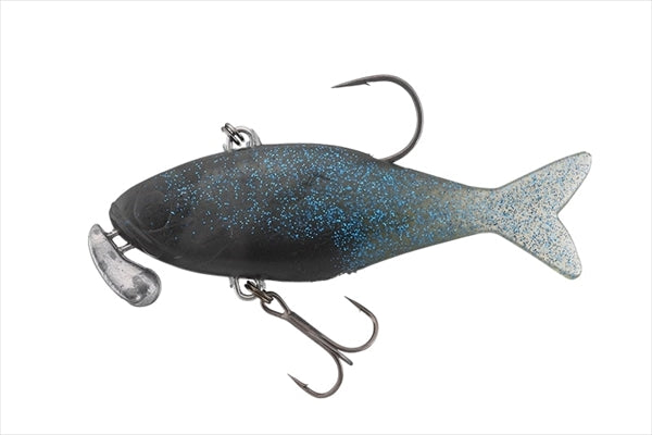 Jackall Worm Galvibe Jr. Glass Smoke Blue