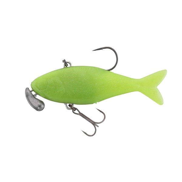 Jackall Worm Galvibe Jr. Lime Chart Shad