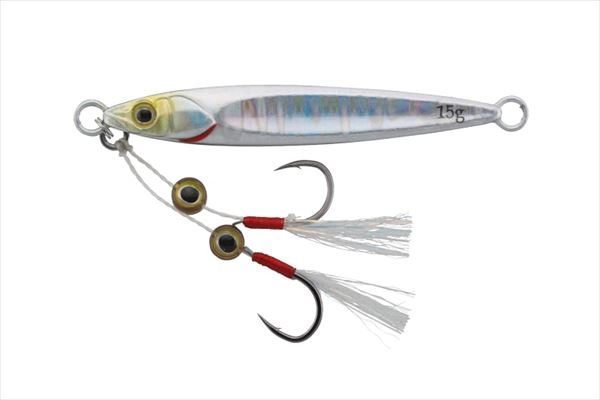 Jackall Metal Jig Big Backer Fit Jig 5g White Bait Silver/Magma Wave Holo