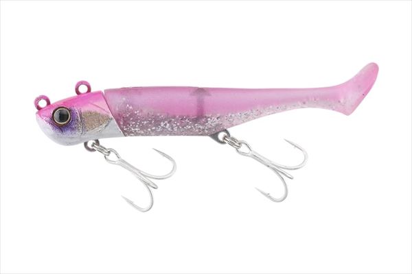 Jackall Worm Big Backer Wag Shad 15g Pink Back Silver