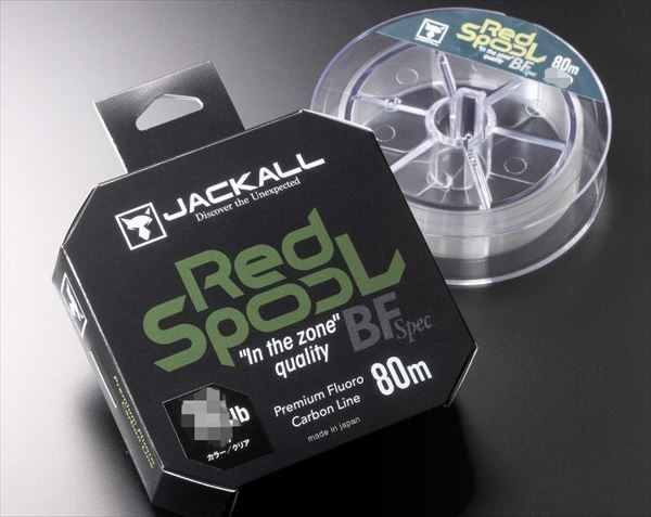 Jackall Red Spool BF Spec 5lb 80m Fluorocarbon Line