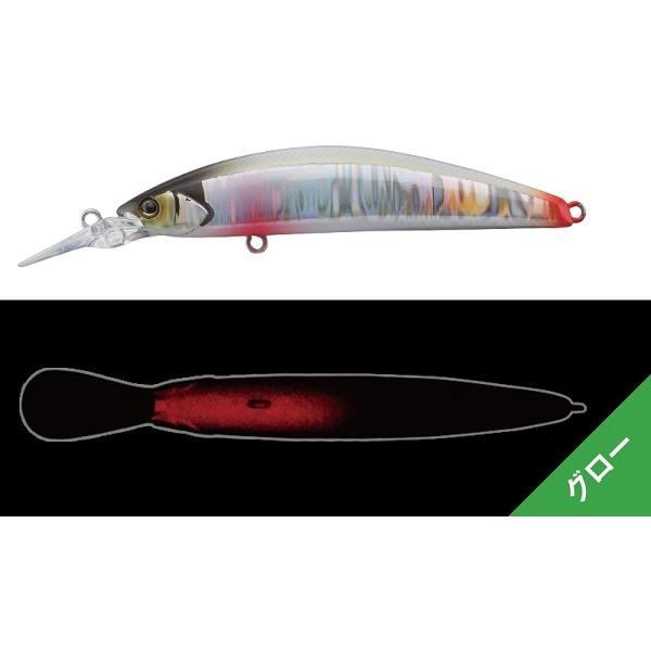 Jackall Trout Plug Tricoroll GT 88DR-F White Back