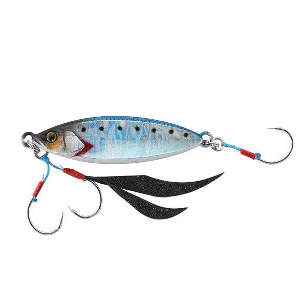 Jackall Metal Jig Flag Trap Leaf 40g Sardine/Magma Wave Holo