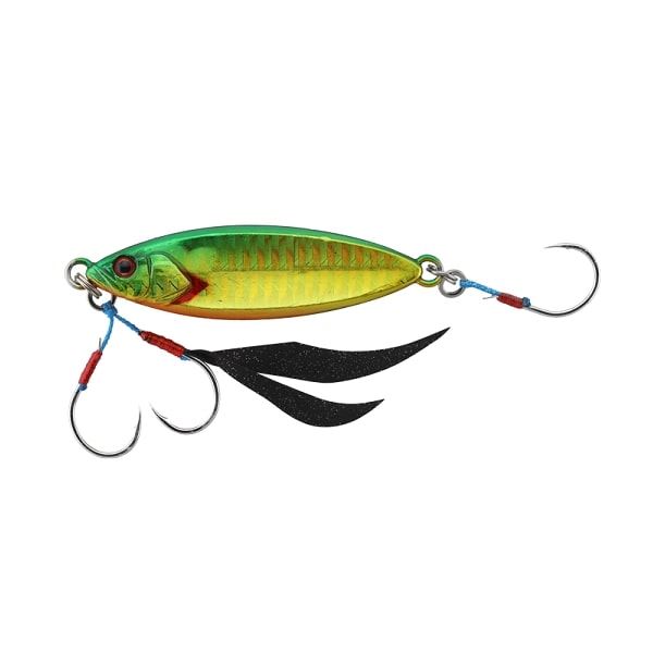 Jackall Metal Jig Flag Trap Leaf 40g Grikin/Border Holo