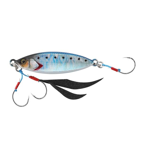 Jackall Metal Jig Flag Trap Leaf 60g Sardine/Magma Wave Holo