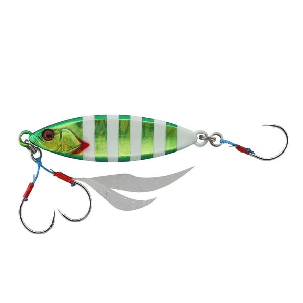 Jackall Metal Jig Flag Trap Leaf 60g GurikinGlow Stripe/Magma Wave Holo