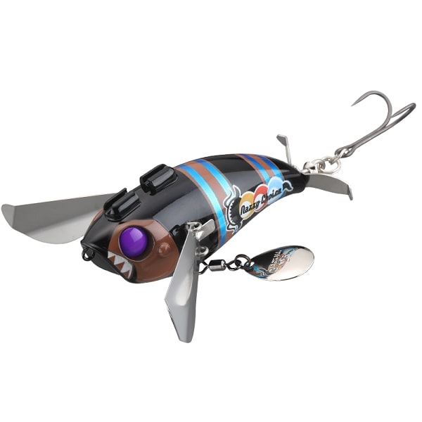 Jackall Bass Lure Bakuon Pompadour Naji Choice/Cocoa Black