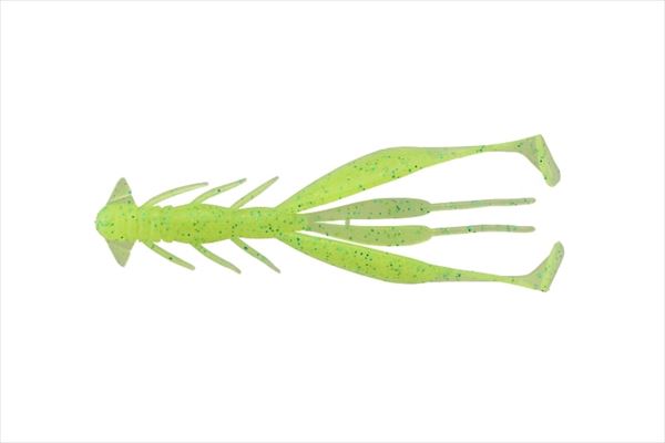 Jackall Worm Jimmy Shrimp 3.8inch Lime Chart