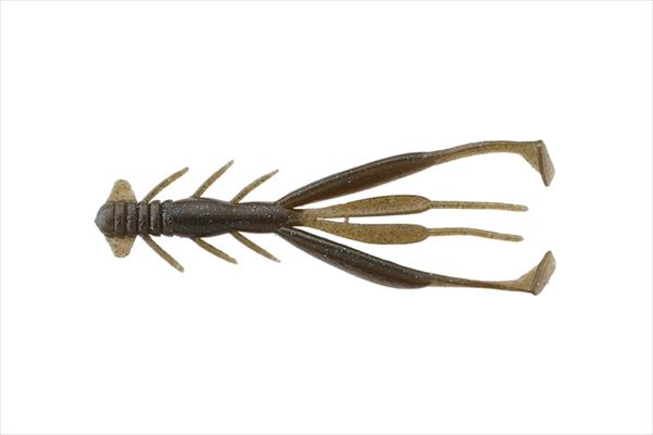 Jackall Worm Jimmy Shrimp 3.8inch Dark Giant shrimp/Blue Flake