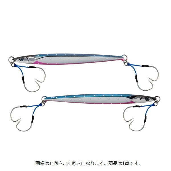 Jackall Metal Jig BamBluz Jig semi long150g Cherry salmon Special Blue Pink Glow Dot