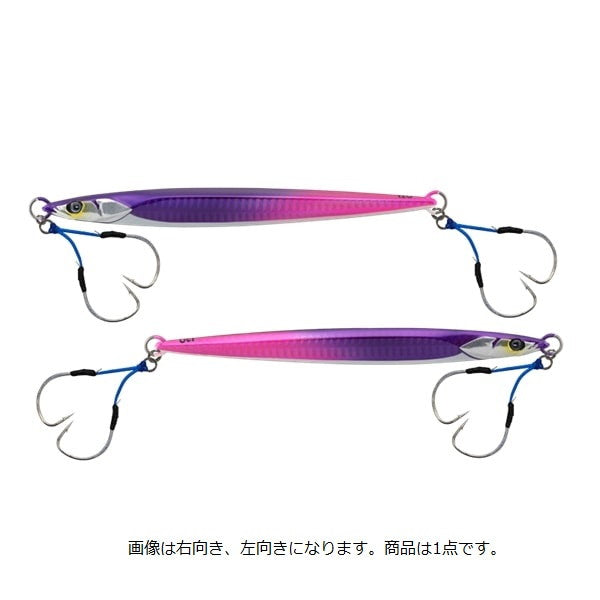 Jackall Metal Jig BamBluz Jig semi long180g Cherry salmon Special Purple Pink Glow Edge