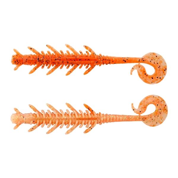 Jackall Worm Juggpod 3.6inch Orange Gold/Glow Berry