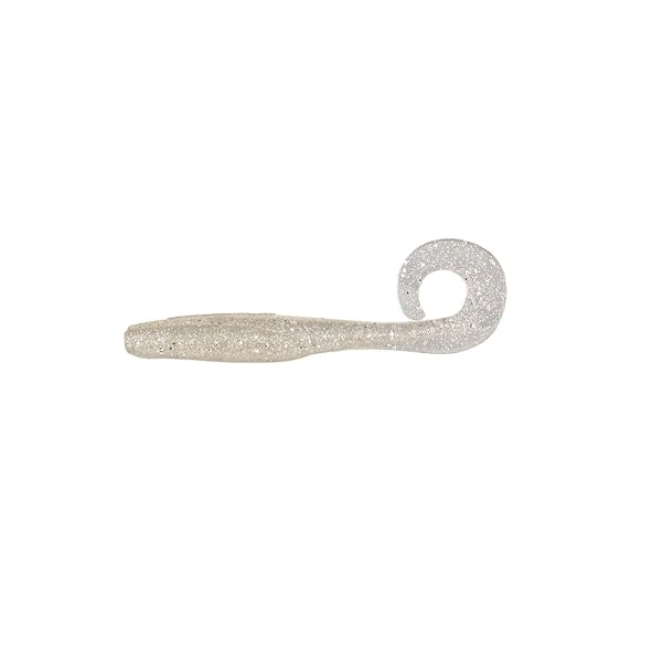 Jackall Worm Sabull Sensy Curly 4.0inch Clear Silver