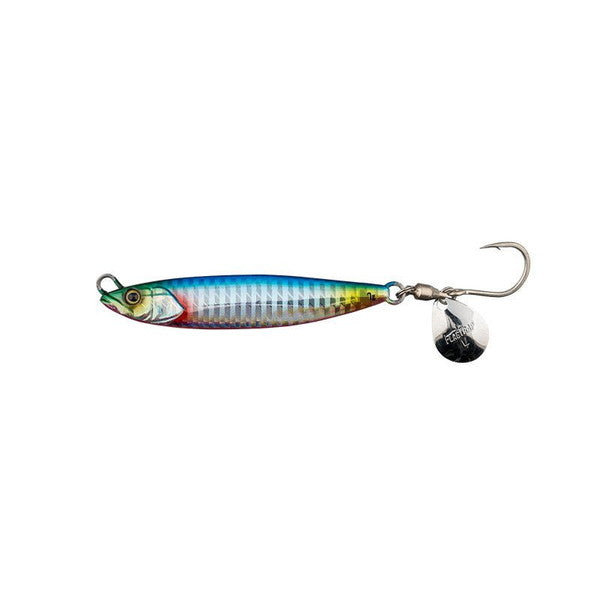 Jackall Metal Jig Flag Trap Blade 40g Blue Pink/Border Holo