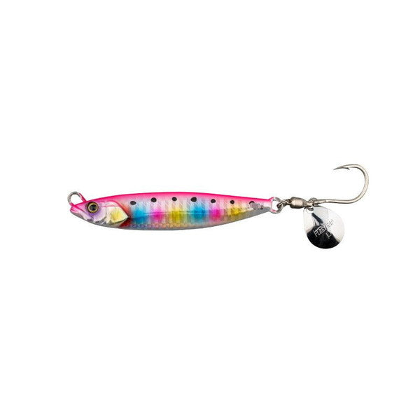 Jackall Metal Jig Flag Trap Blade 40g Pink Candy Sardine/Border Holo