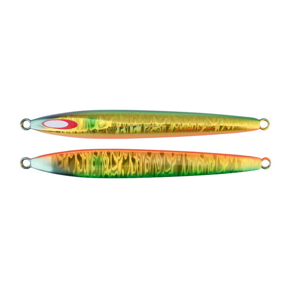 Jackall Metal Jig Anchovy Metal Type-II 200g Green Gold/Magma Wave Holo