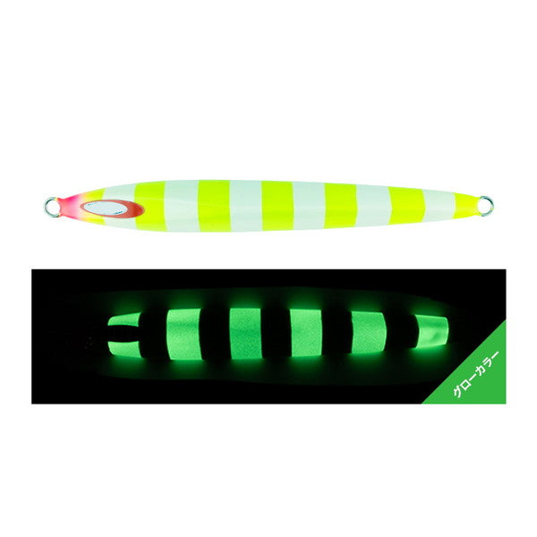 Jackall Metal Jig Anchovy Metal Type-II 130g Chart Glow Stripe